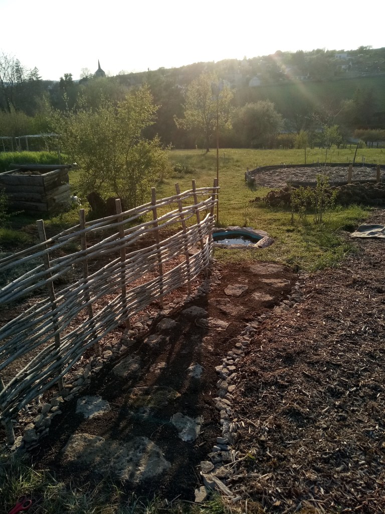 chemin en pierre