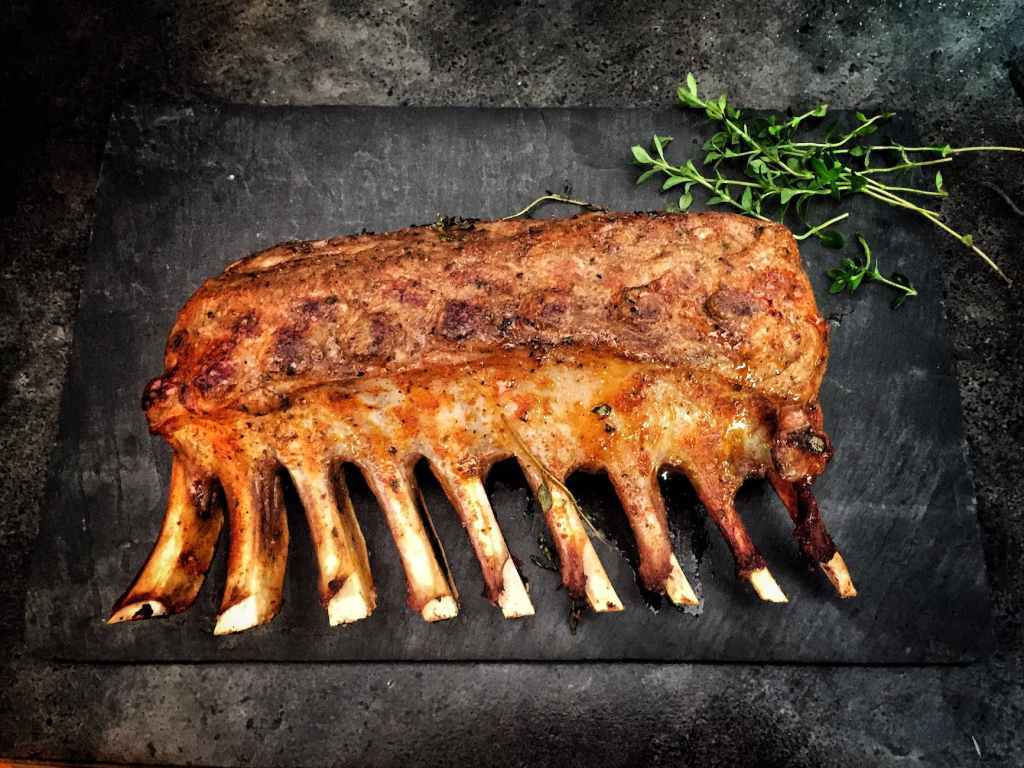 Recette Ribbs de porc ail et menthe
