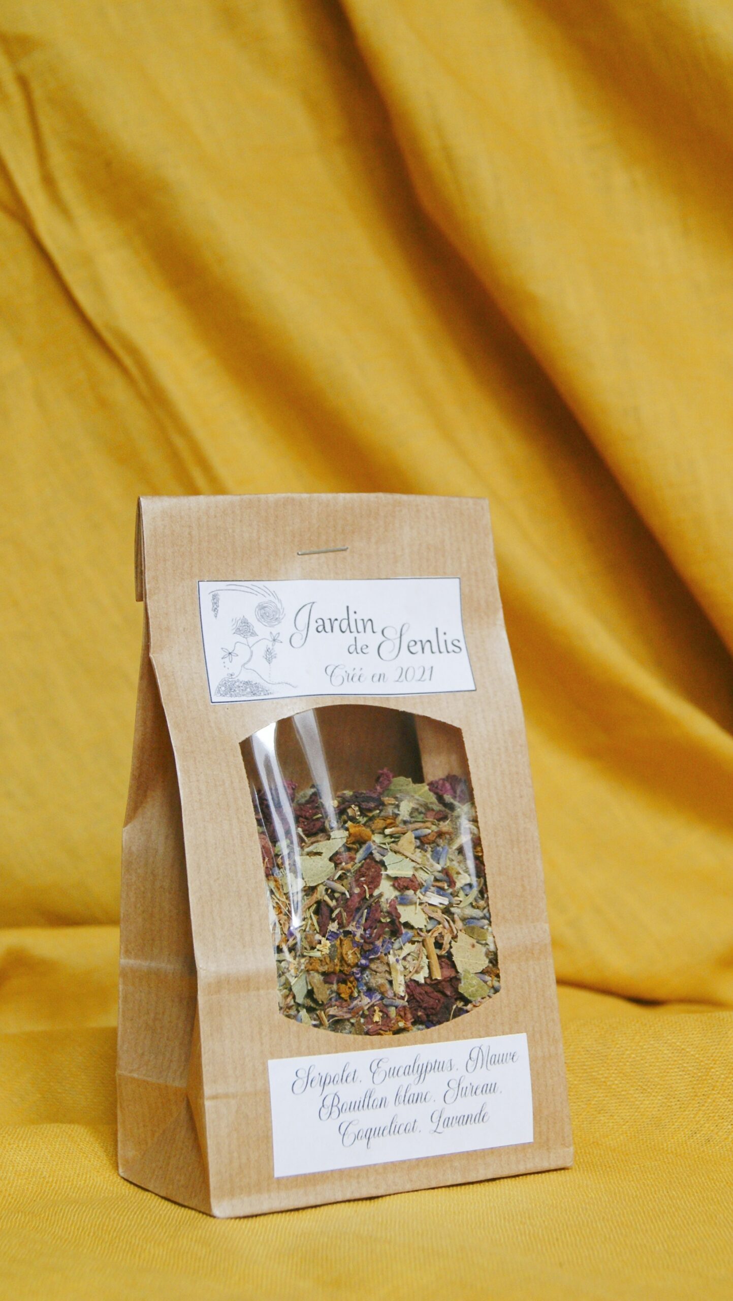 Tisane de Eucalyptus, serpolet, bouillon blanc, sureau, coquelicot, lavande – Image 1