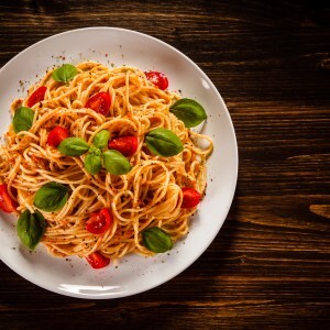 spaghettis huile de sarriette