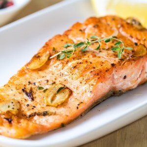 saumon grillé thym citron