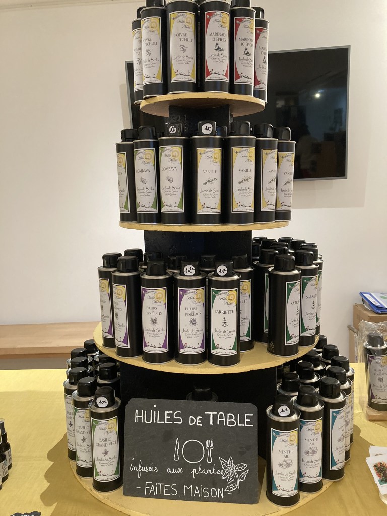 Présentoir Huiles
